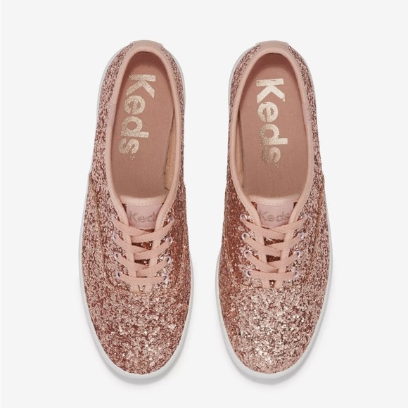 Kate Spade Keds Champion Glitter Celebration Lace Up - Picture 7 of 9